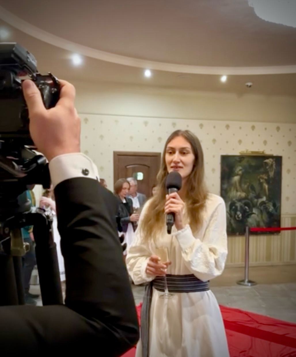 Red carpet interview at Max Sir International Film Festival