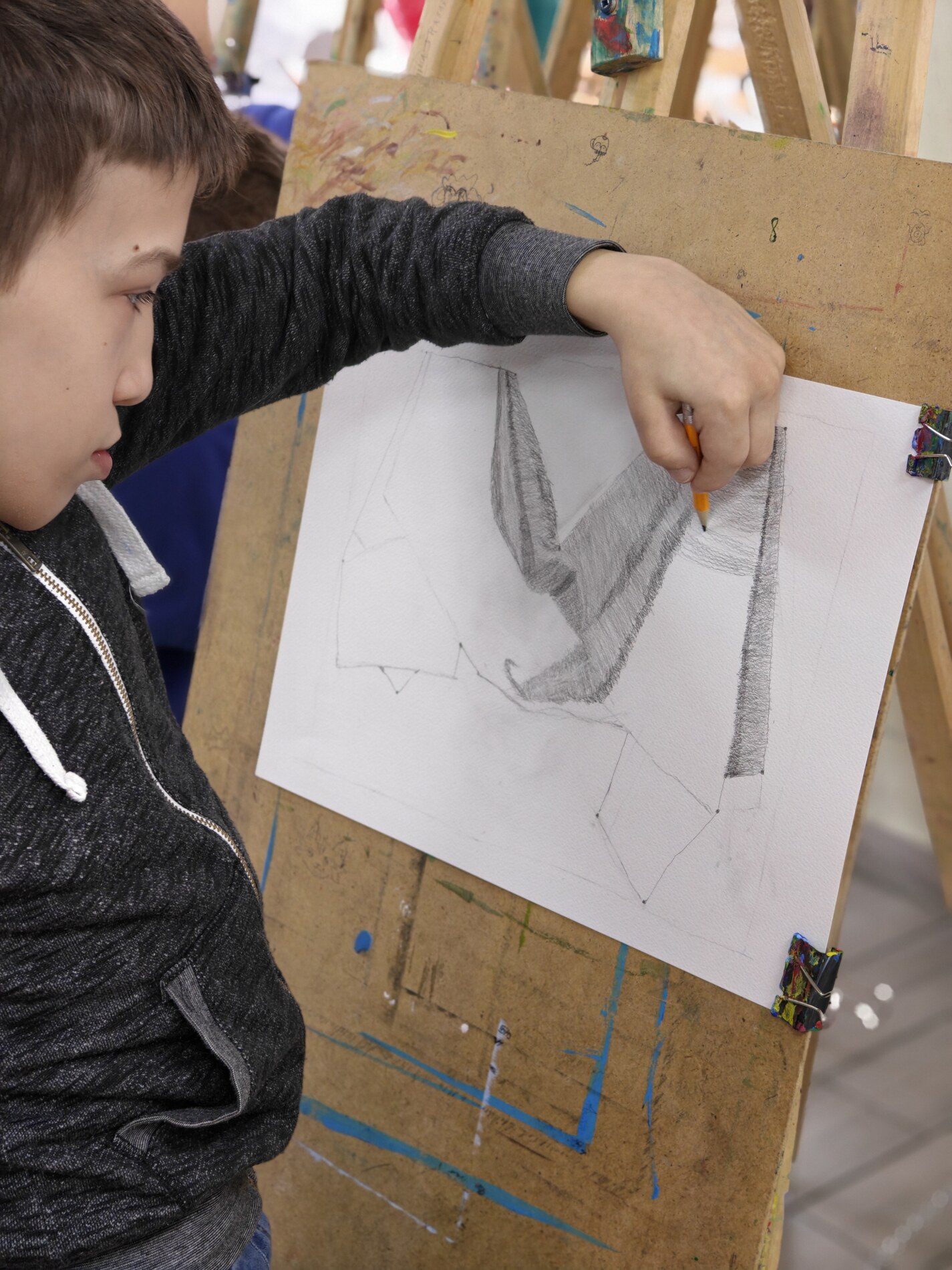 Drawing class at Khudozhka studio