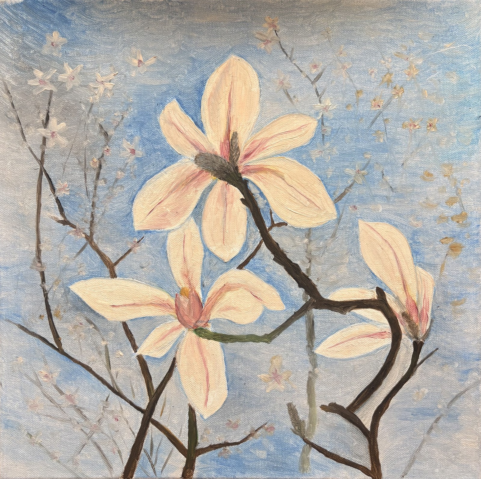 Garden Light Series III, painting by J. Sukho