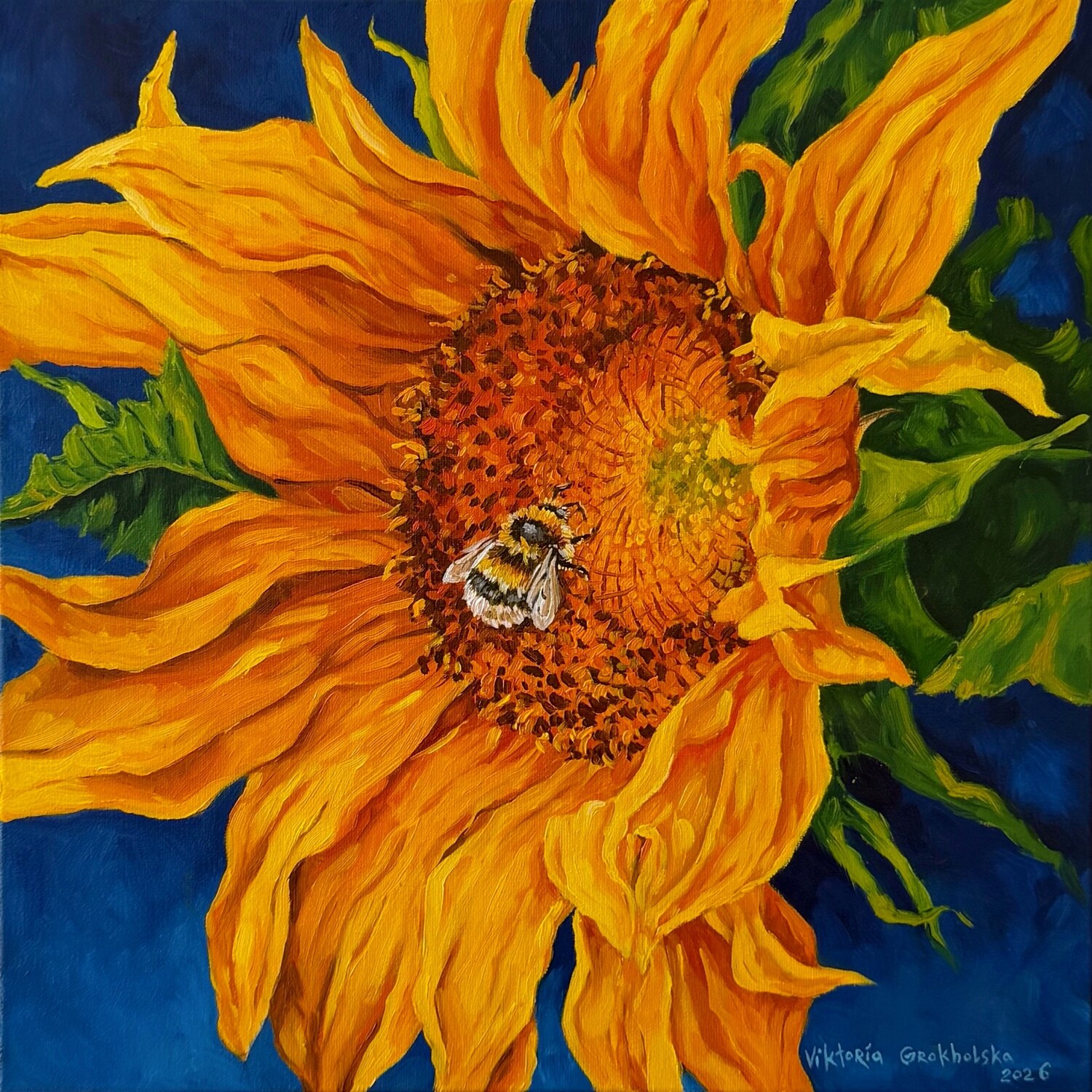 Painting by Viktoria Grokholska