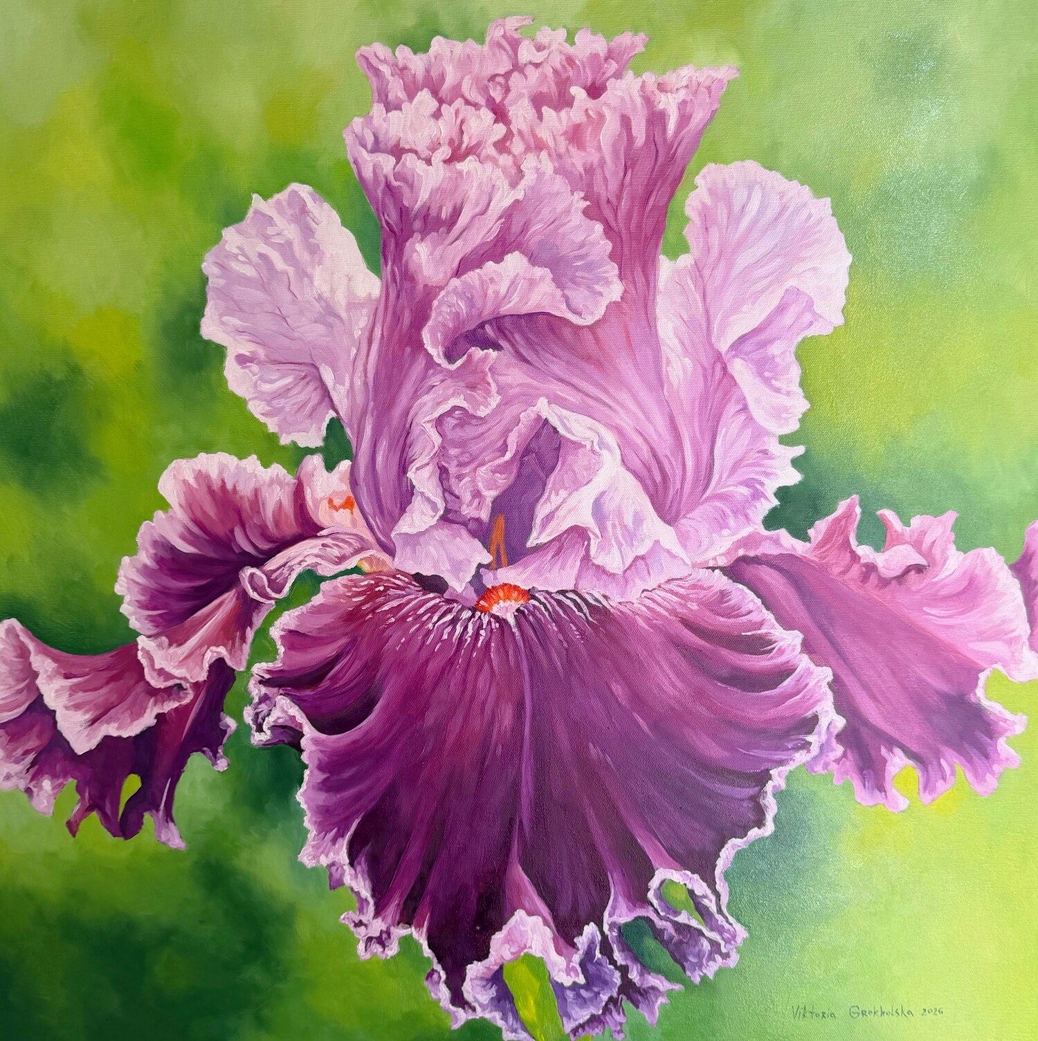 Painting by Viktoria Grokholska